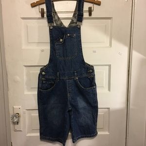 Revolt Denim Shortall Sz 16 Camo Lining Me…